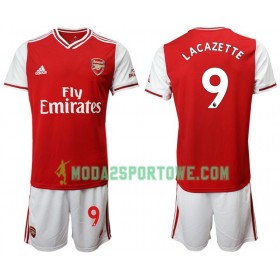 Koszulka Arsenal Alexandre Lacazette 9 Dziecięcy Domowe Stroje Piłkarskie 2019/20 Krótki Rękaw 